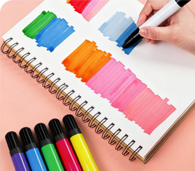 Bolígrafo marcador fluorescente